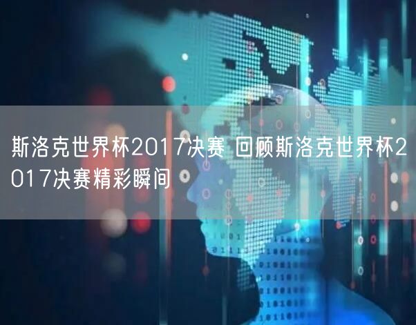 斯洛克世界杯2017决赛 回顾斯洛克世界杯2017决赛精彩瞬间