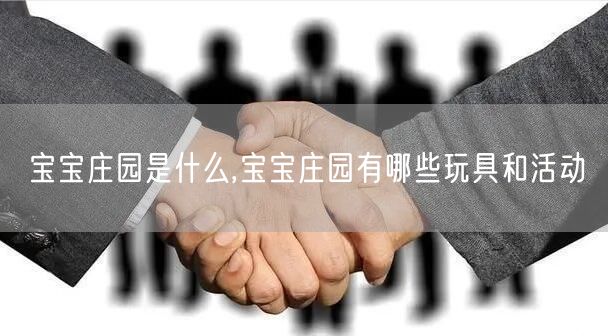 宝宝庄园是什么,宝宝庄园有哪些玩具和活动