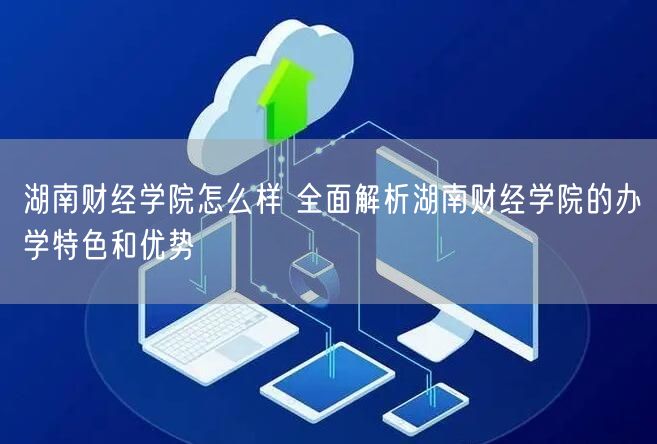 湖南财经学院怎么样 全面解析湖南财经学院的办学特色和优势