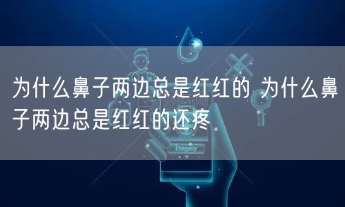 为什么鼻子两边总是红红的 为什么鼻子两边总是红红的还疼