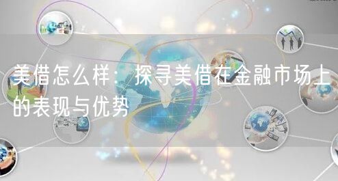 美借怎么样：探寻美借在金融市场上的表现与优势