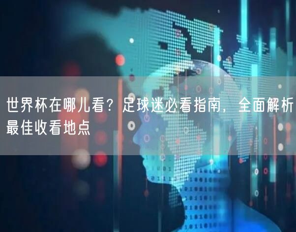 世界杯在哪儿看？足球迷必看指南，全面解析最佳收看地点