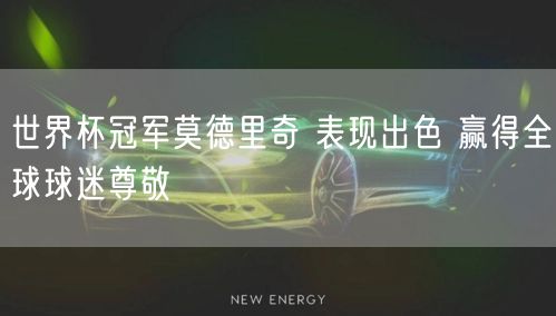 世界杯冠军莫德里奇 表现出色 赢得全球球迷尊敬