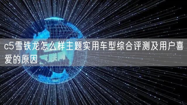 c5雪铁龙怎么样主题实用车型综合评测及用户喜爱的原因