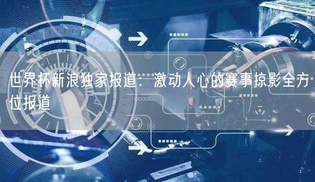 世界杯新浪独家报道：激动人心的赛事掠影全方位报道