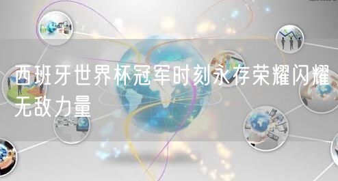 西班牙世界杯冠军时刻永存荣耀闪耀无敌力量