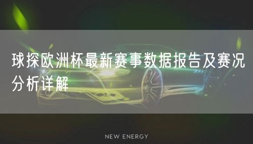 球探欧洲杯最新赛事数据报告及赛况分析详解