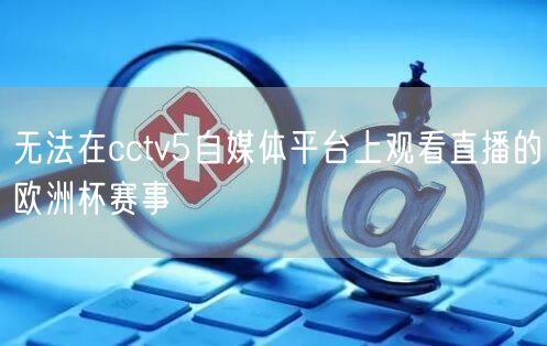 无法在cctv5自媒体平台上观看直播的欧洲杯赛事