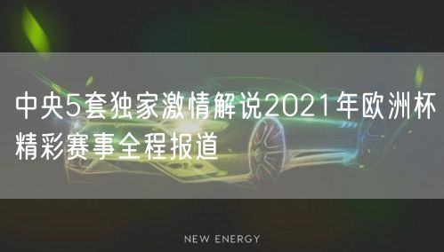 中央5套独家激情解说2021年欧洲杯精彩赛事全程报道