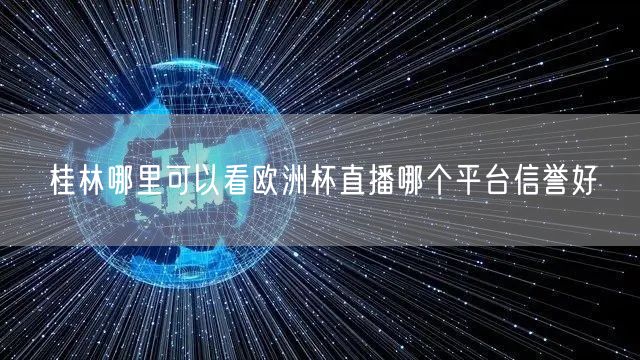 桂林哪里可以看欧洲杯直播哪个平台信誉好