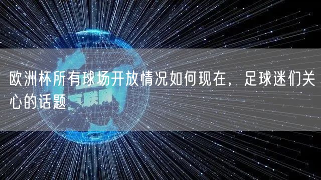 欧洲杯所有球场开放情况如何现在，足球迷们关心的话题