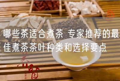 哪些茶适合煮茶 专家推荐的最佳煮茶茶叶种类和选择要点