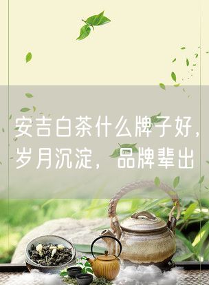 安吉白茶什么牌子好，岁月沉淀，品牌辈出