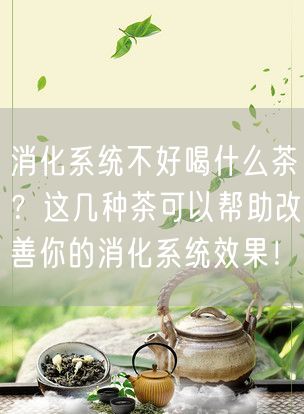 消化系统不好喝什么茶？这几种茶可以帮助改善你的消化系统效果！