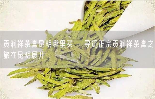 贡润祥茶膏昆明哪里买 - 寻觅正宗贡润祥茶膏之旅在昆明展开