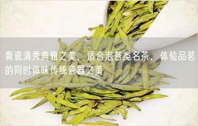 青瓷清秀典雅之美，适合泡各类名茶，体验品茗的同时体味传统瓷器之美