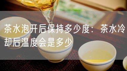 茶水泡开后保持多少度：茶水冷却后温度会是多少