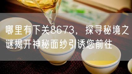 哪里有下关8673，探寻秘境之谜揭开神秘面纱引诱您前往