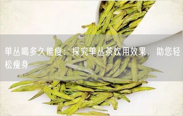 单丛喝多久能瘦：探究单丛茶饮用效果，助您轻松瘦身