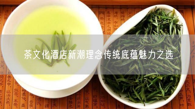 茶文化酒店新潮理念传统底蕴魅力之选