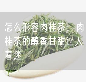 怎么形容肉桂茶：肉桂茶的醇香甘甜让人着迷