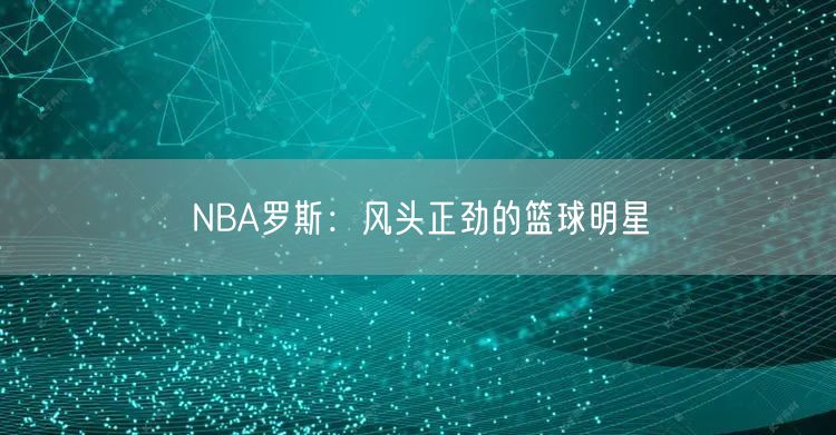 NBA罗斯：风头正劲的篮球明星