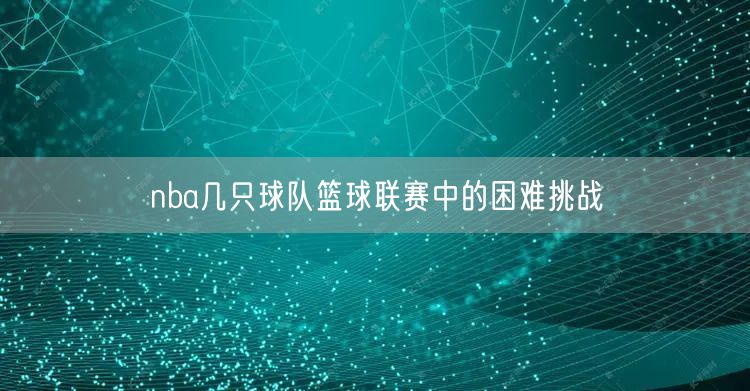 nba几只球队篮球联赛中的困难挑战