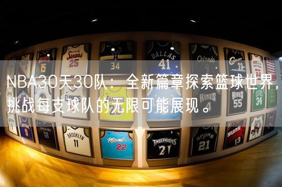 NBA30天30队：全新篇章探索篮球世界，挑战每支球队的无限可能展现。