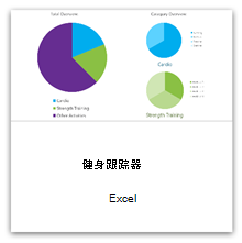 点击获取“健身跟踪器”模板。