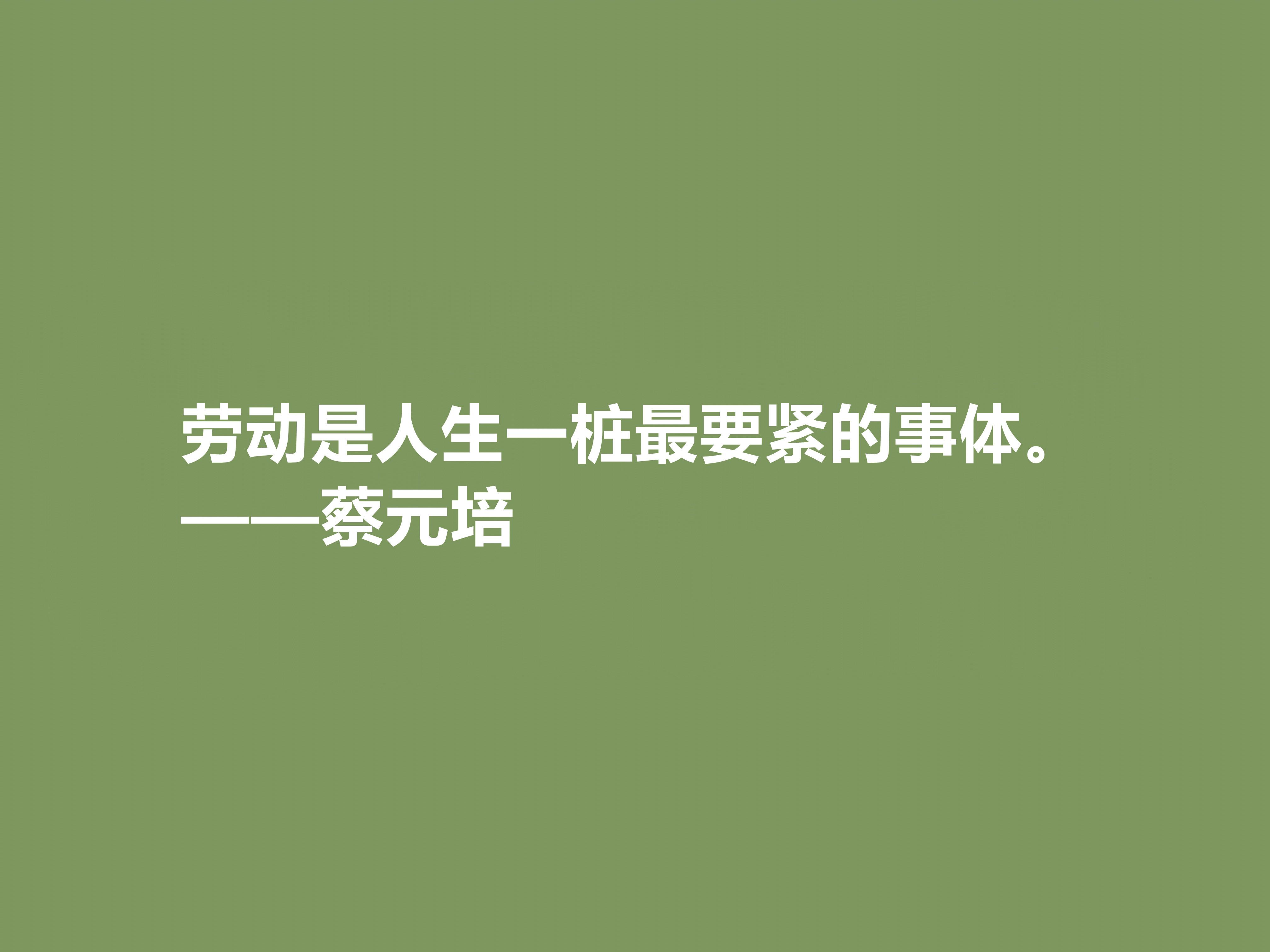 蔡元培名人名言_蔡元培教育名篇摘抄_蔡元培 教育名言