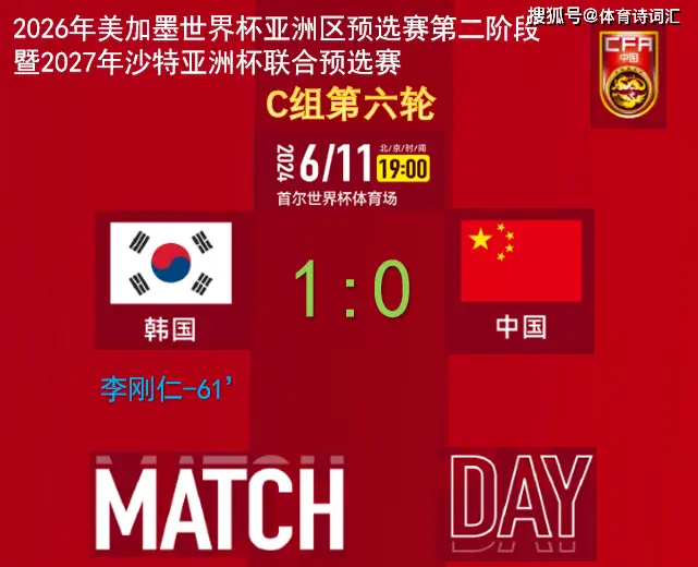 世界杯预选赛中国韩国-2022中国韩国世界杯预选赛